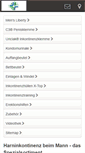 Mobile Screenshot of maennerinkontinenz.de