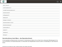 Tablet Screenshot of maennerinkontinenz.de